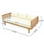 Ensemble de mobilier de patio, canapé d'extérieur 3 places et table basse ronde-1233608733