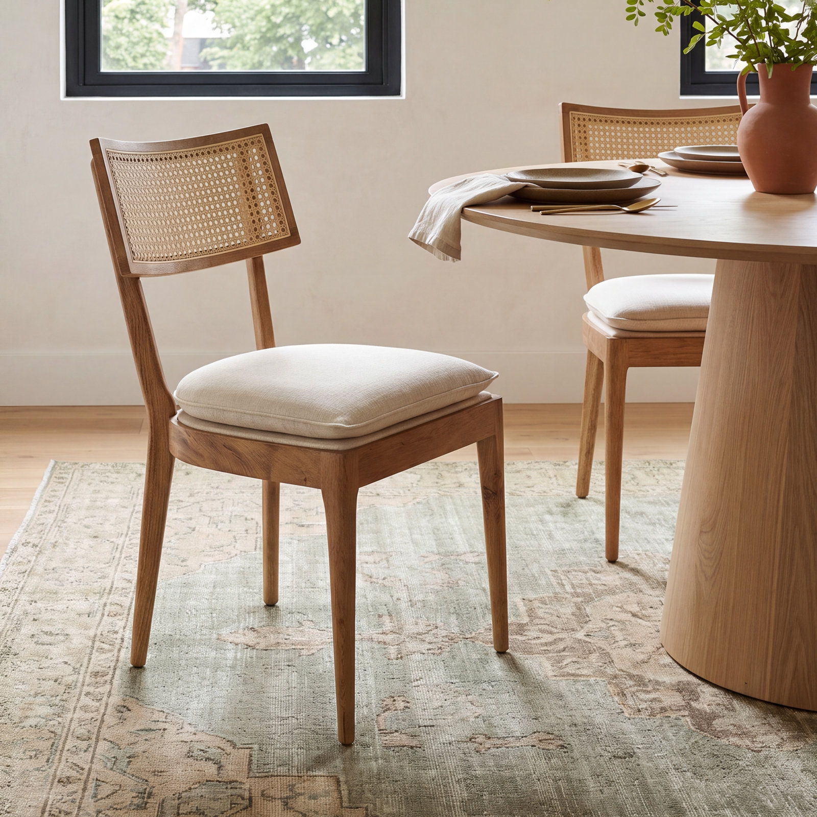Octavia Dining Chair, Savile Flax