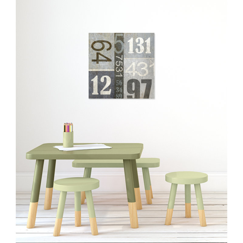 Art sur toile juvénile, H 24 po x l 24 po x P 1,5 po