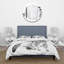 Portrait monochrome de raton laveur - ensemble de housse de couette Farmhouse - microfibre de polyester-66393673