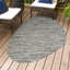 Tapis intérieur / extérieur gris / noir Omid-816689955