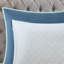Édredon réversible 8 pièces en coton bleu grand avec imprimé de médaillons colorés, taille unique, motif floral botanique, lavable à la machine-124523279-124523283