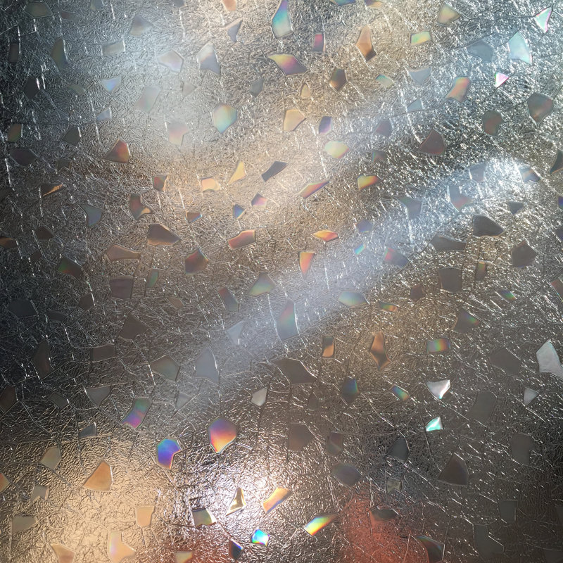 Film pour fenêtre d'intimité statique 78,7 pouces, blocage des rayons UV et contrôle de la chaleur pour la décoration intérieure, non adhésif