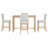 5-Piece Counter Height Dining Table With 4 Chairs