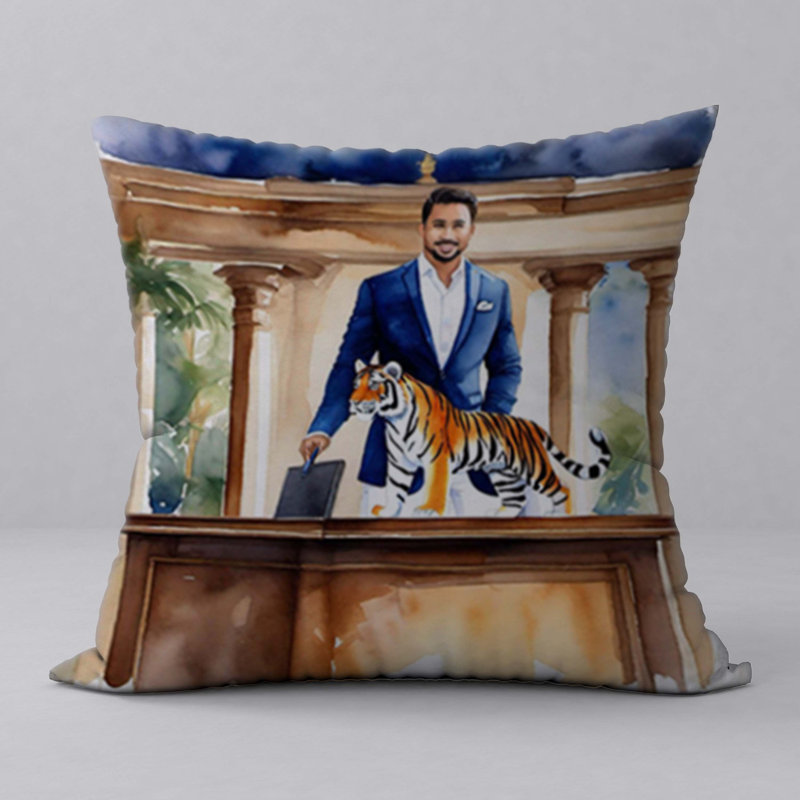 Reversible Throw Pillow