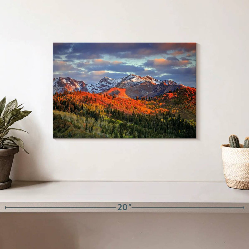 " Wasatch Mountain ", 8" H x 12" W x 1" D