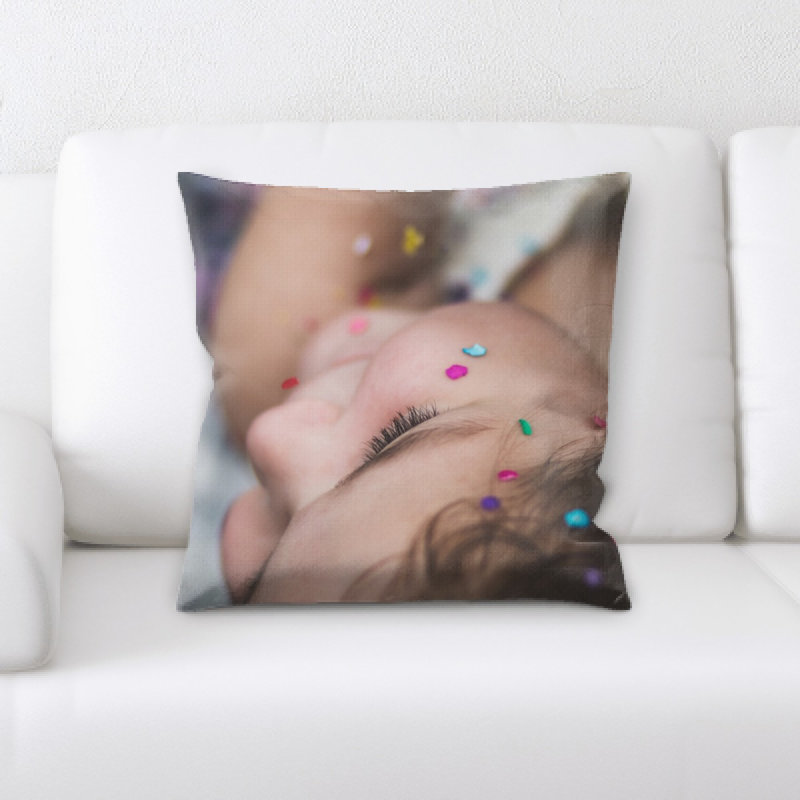 Microsuede Throw Pillow