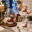 Décoration de Noël - Coquetier classique à motif de Noël, imprimé recto verso, idéal pour la maison, la cuisine, la table, les fêtes, les repas de tous les jours et les cadeaux.-6708538
