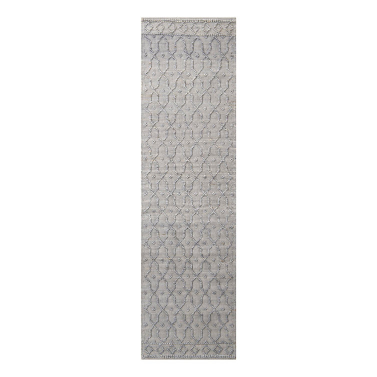Handmade Hand Loomed Jute/Sisal Gray Rug