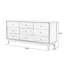 Armoire d'appoint en noyer massif