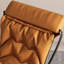 Fauteuil en duvet élégant sans accoudoirs