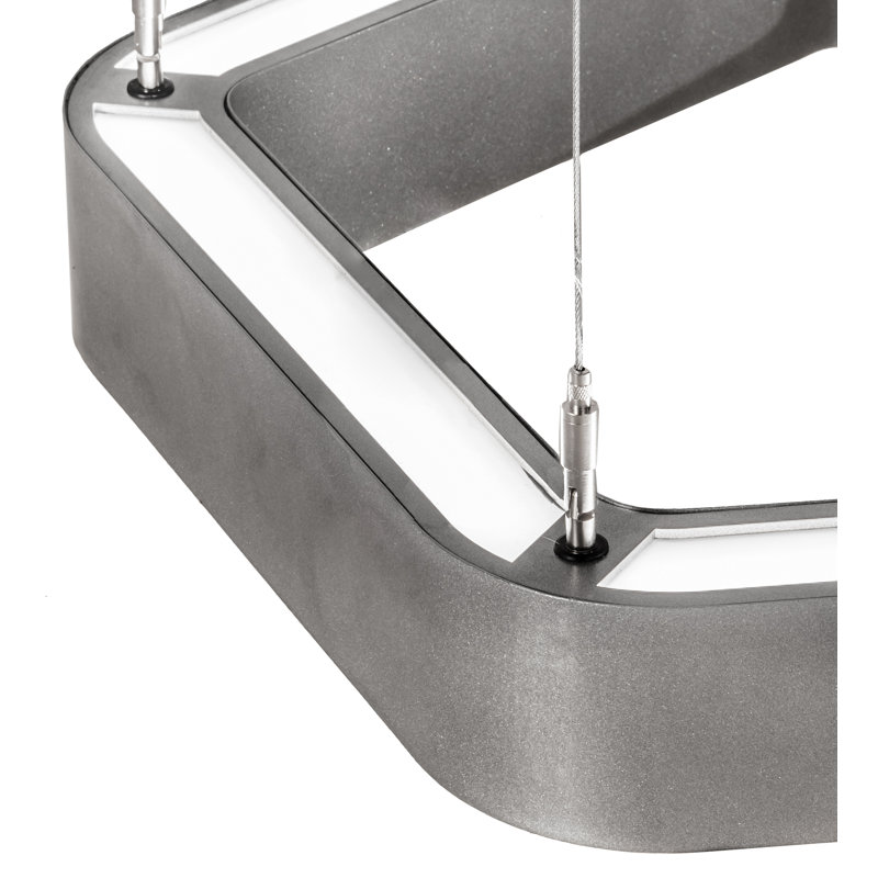 Luminaire suspendu géométrique à DEL