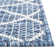 Blue Gitter Indoor/Outdoor Trellis Rug