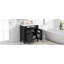 Meuble-lavabo de 30 po avec lavabo supérieur, meuble-lavabo moderne avec 2 tiroirs et tiroir escamotable, meuble-lavabo simple-1299254355