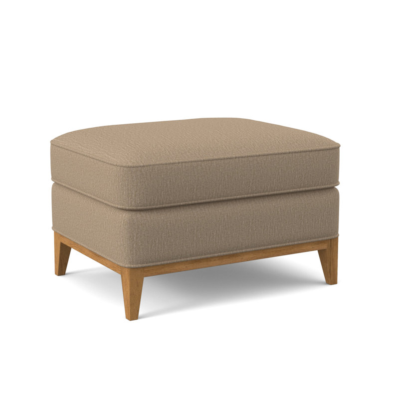 Sonoma Ottoman, Margaret Lagoon Polyester Blend, Amber