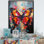 Papillon Pop Art Papilio I - salon d'art mural papillon