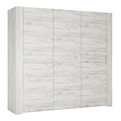 Malave 3 Door Manufactured Wood Wardrobe