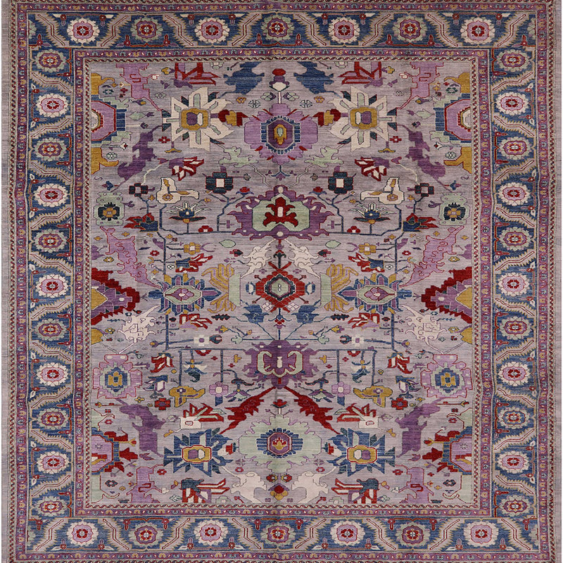 Paisley Indoor Rug, Square 5'