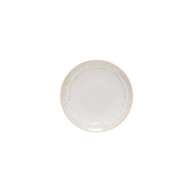 Taormina Stoneware Bread And Butter Plate, White