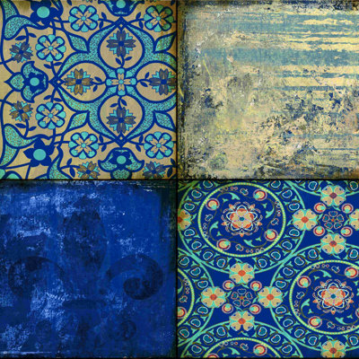 Carrelage déco - Impression sur toile tendue