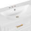Meuble-lavabo moderne avec lavabo en résine, 2 portes à fermeture douce et 4 tiroirs-186278452