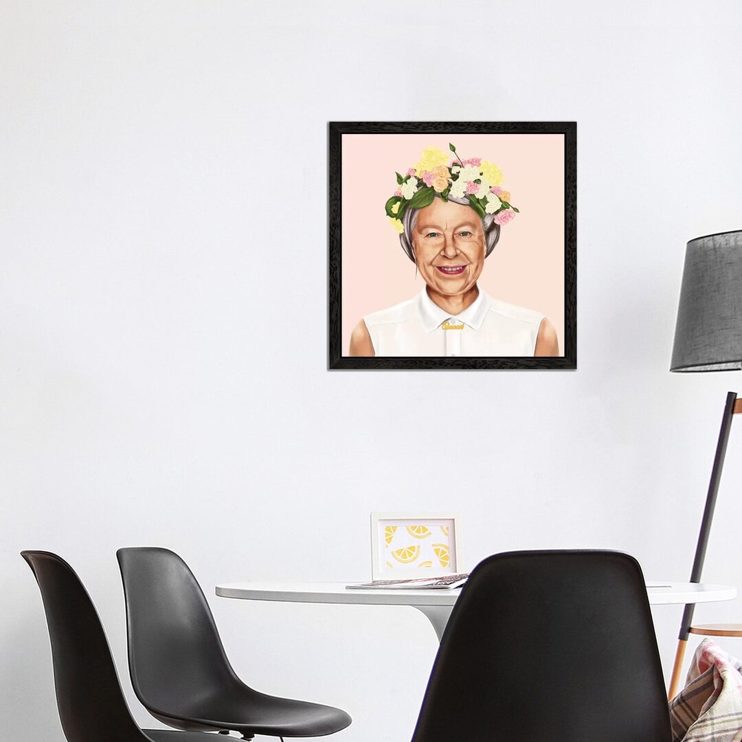 Leinwandbild Queen Elizabeth von Amit Shimoni