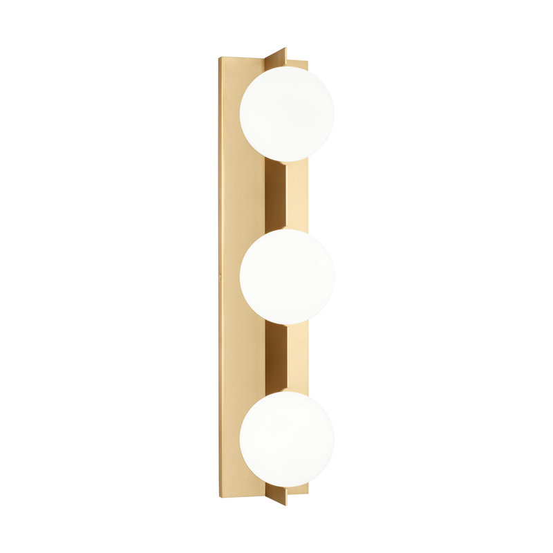 Orbel 3 - Light Vanity Light, Yes, Natural Brass