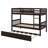 Detachable Wood Bunk Bed With Trundle, Converts To Two Beds, Space-Saving Design-1699227286