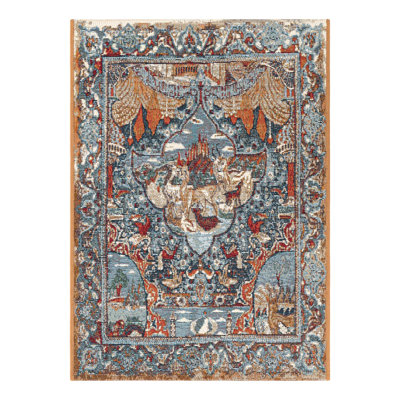 Indoor/Outdoor Traditional Area Rug