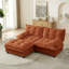 Canapé modulaire 77 po rembourré modulaire en chenille avec repose-pieds mobile 77 po Chenille-1787570384-1787570222