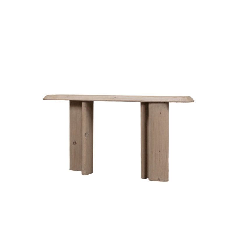 14 in. Solid Wood Console Table
