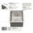 15 Inch Undermount Sink - 15"X17"X10" Undermount Stainless Steel Kitchen Sink 16 Gauge Single Bowl Kitchen Sink 10 Inch Deep Bar/Prep Sink Basin