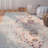 Chiasson Distressed Persian Machine Woven / Power Loomed Performance Gray Rug-1671772125