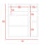 Medicine Cabinet With Mirror, Five Internal Shelves, Single Door-574988944