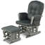 Chaise berçante avec repose-pieds Bahrudin Harriet Bee-630234366-630273719
