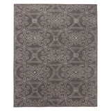 Marquis Geometric Area Rug in Gray/Silver