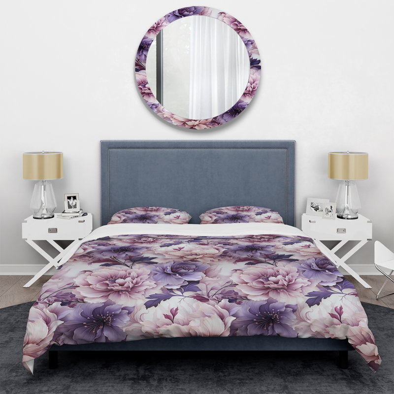 Ensemble de housse de couette Ethereal, Housse de couette simple + 1 taie décorative stan
