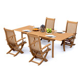 Warwick Outdoor - Piece Teak Dining Set