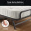 Jay-Be Crown Premier Folding Bed with Deep Sprung Mattress - Single with with Mattress Protector & Storage Cover