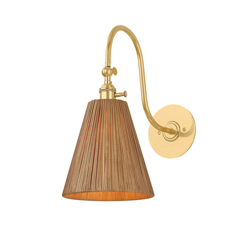 Ruthin Wall Sconce in Aged Brass