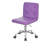Norrin Armless Ergonomic Adjustable Swivel Office Chair with Wheels – Modern Rolling Computer Desk Chair, Comfortable Task Chair for Home Office, Study, or Vanity-19953526