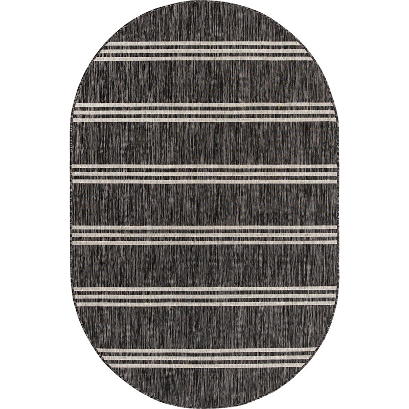 Uniopolis Indoor / Outdoor Rug, Oval 5'3" x 8'
