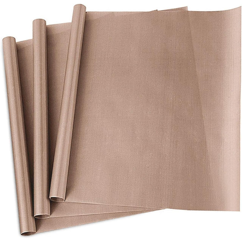 Paquet de 3 feuilles de polytétrafluoroéthylène PTFE pour presse à transfert de chaleur antiadhésive 16 x 20 po Papier de transfert de chaleur réutilisable