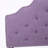 Queen & Full Sized Headboard In Purple, Sleek Design With Elegant Nailhead Accents, Transforms Bedroom, 63.95 In. Depth X 2.77 Width 52.92 Height, 19.46 Lb Weight Purple Fabric Upholstered For Bed,