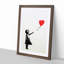 Girl with Red Balloon by Banksy - Framed Print-55732974-55732973
