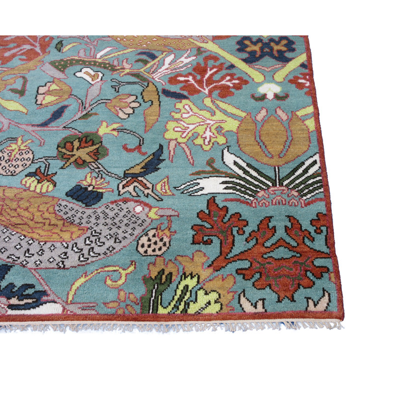 Tapis 10 x 14 oiseaux William Morris