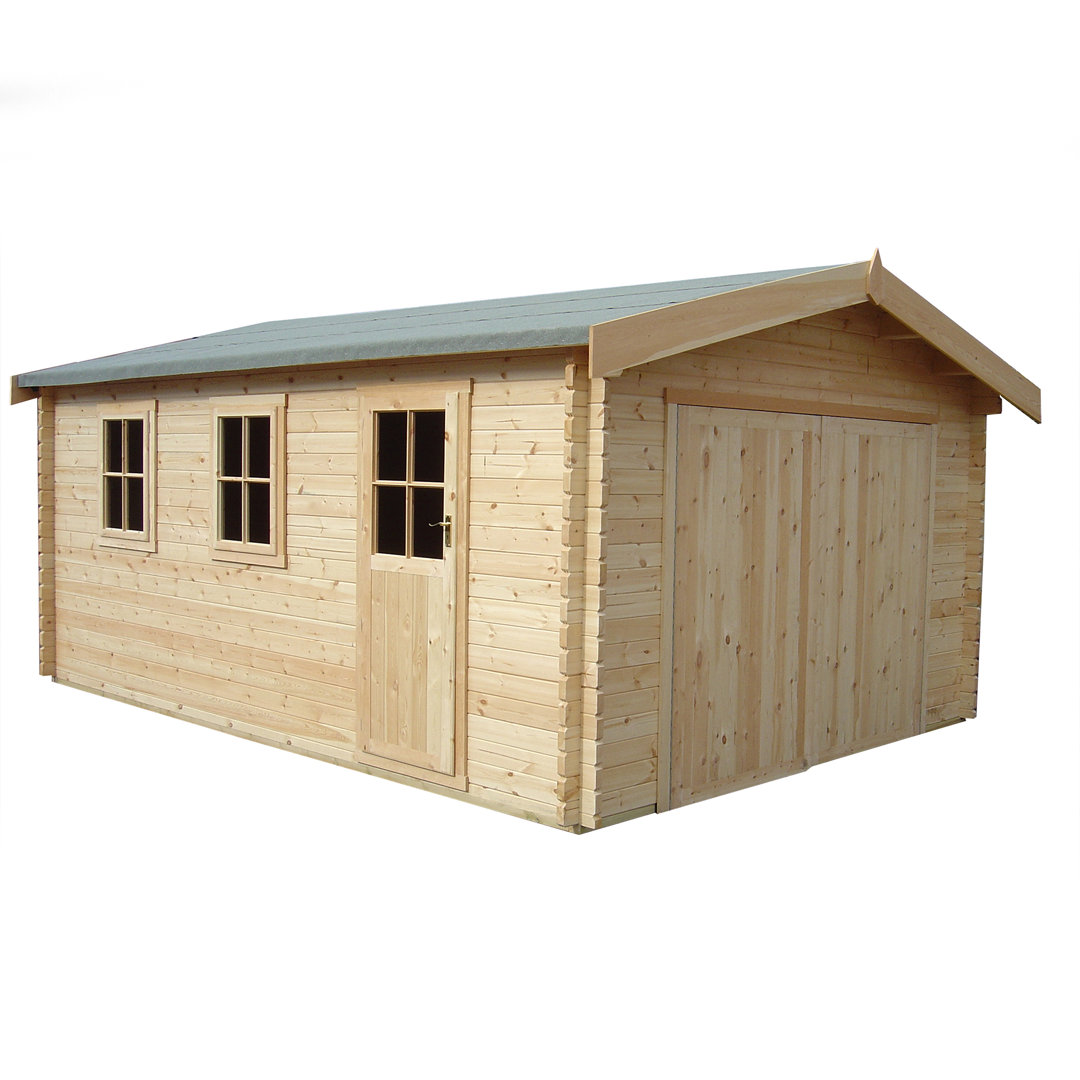 Mahurin 14 x 15 Ft. Tongue and Groove Log Cabin