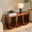 Table basse triple style ouvert