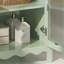 Meuble-lavabo 31 po avec verre trempé, vert-114868042
