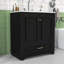 Bathroom Vanity with Sink, Storage Drawer and 2 Soft Closing Doors-197506551
